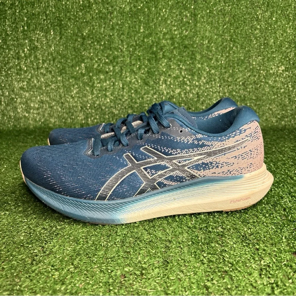 Asics EvoRide 3‎ Women's Size 9 Running Shoes Blue Pink